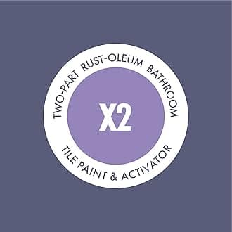 Rust-Oleum Black Water-Resistant Bathroom Tile Paint in Gloss Finish - Natural Charcoal (Black) 750ml