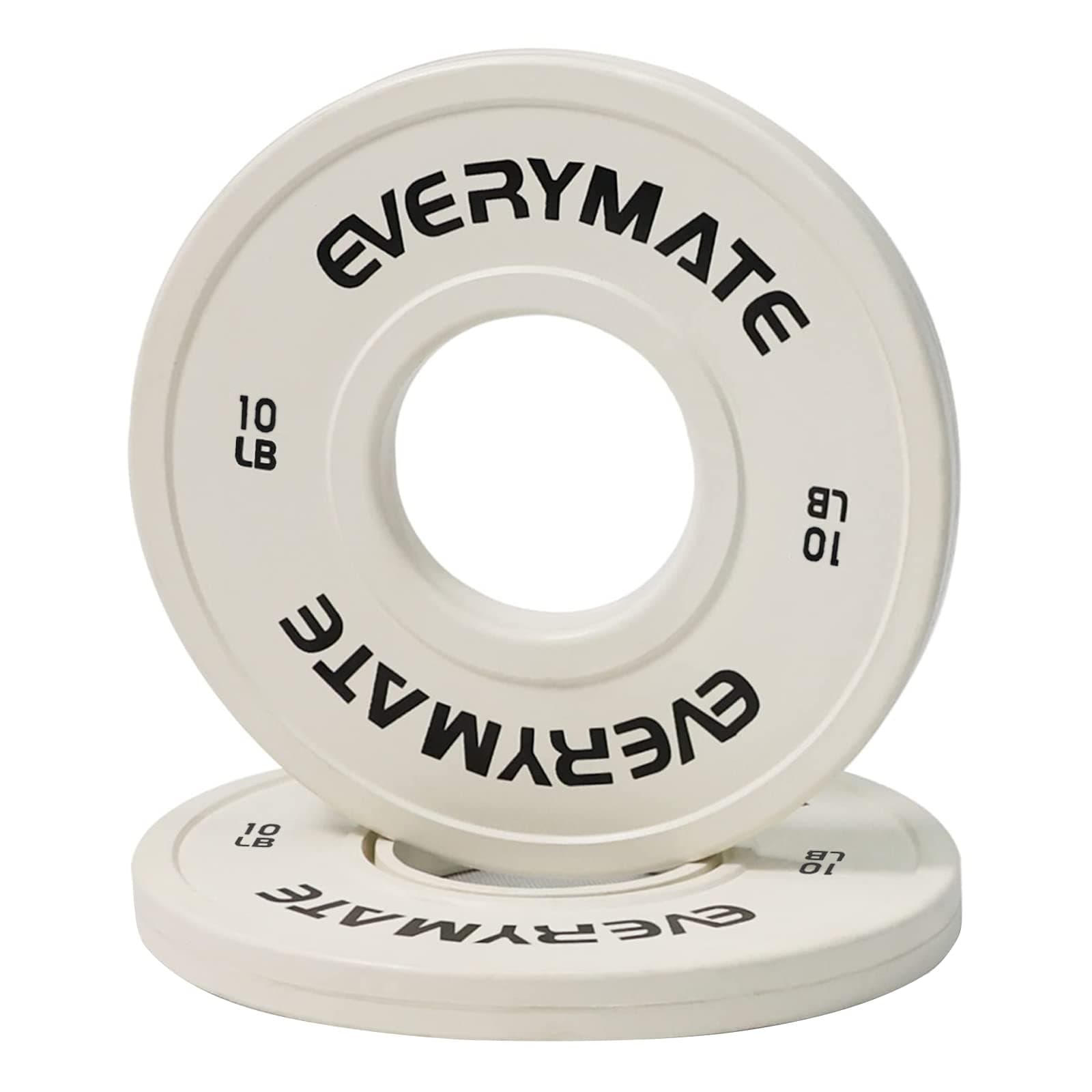 EVERYMATE Change Weight Plates 1.25LB 2.5LB 5LB Set Fractional Plate Olympic Bumper Plates for Cross Training Bumper Weight Plates Steel Insert Strength Training Weight Plates