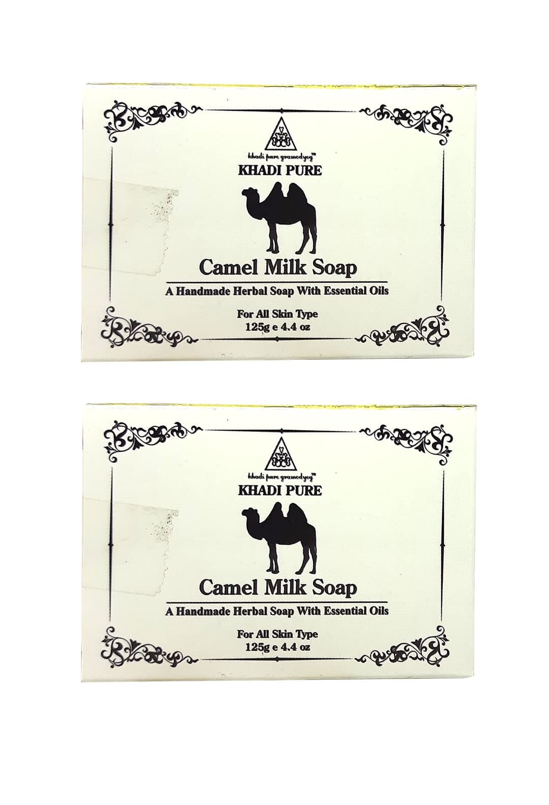 Khadi Pure Herbal Camel Milk Soap, 125 g (Pack of 2)