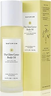The Glow Getter Body Oil, Multi-Oil for Intense Nourishment, Hydrating & Moisturizing Formula, Vegan & Cruelty-Free, 3.4 oz