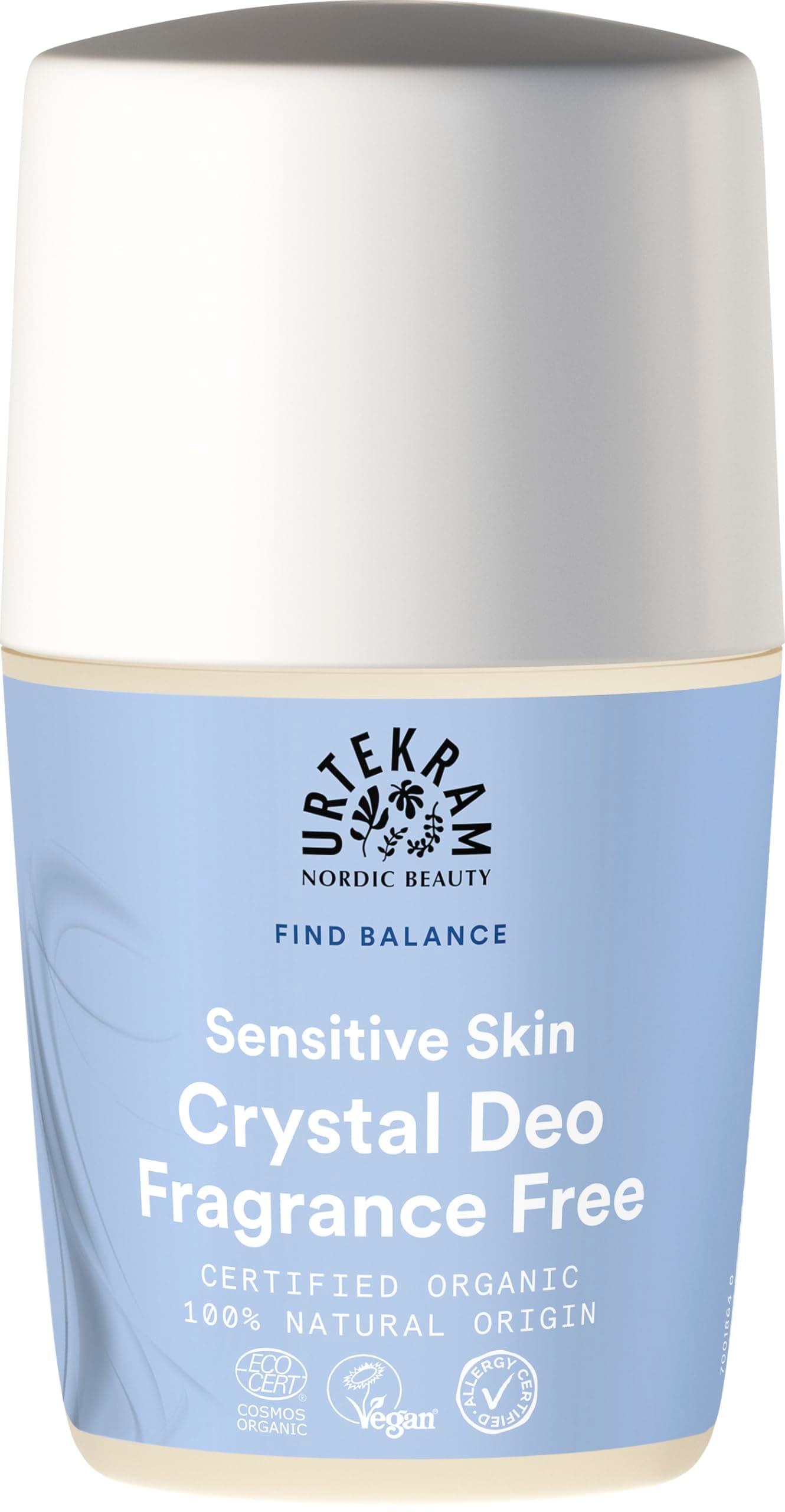 Urtekram - Urtekram Fragrance Free Crystal Deodorant - 50ml