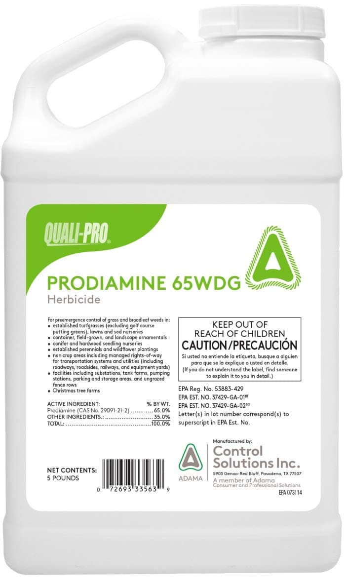 Prodiamine 65 Wdg 5lbs Pre-emergent Grass Broadleaf Weeds ( Generic Barricade )
