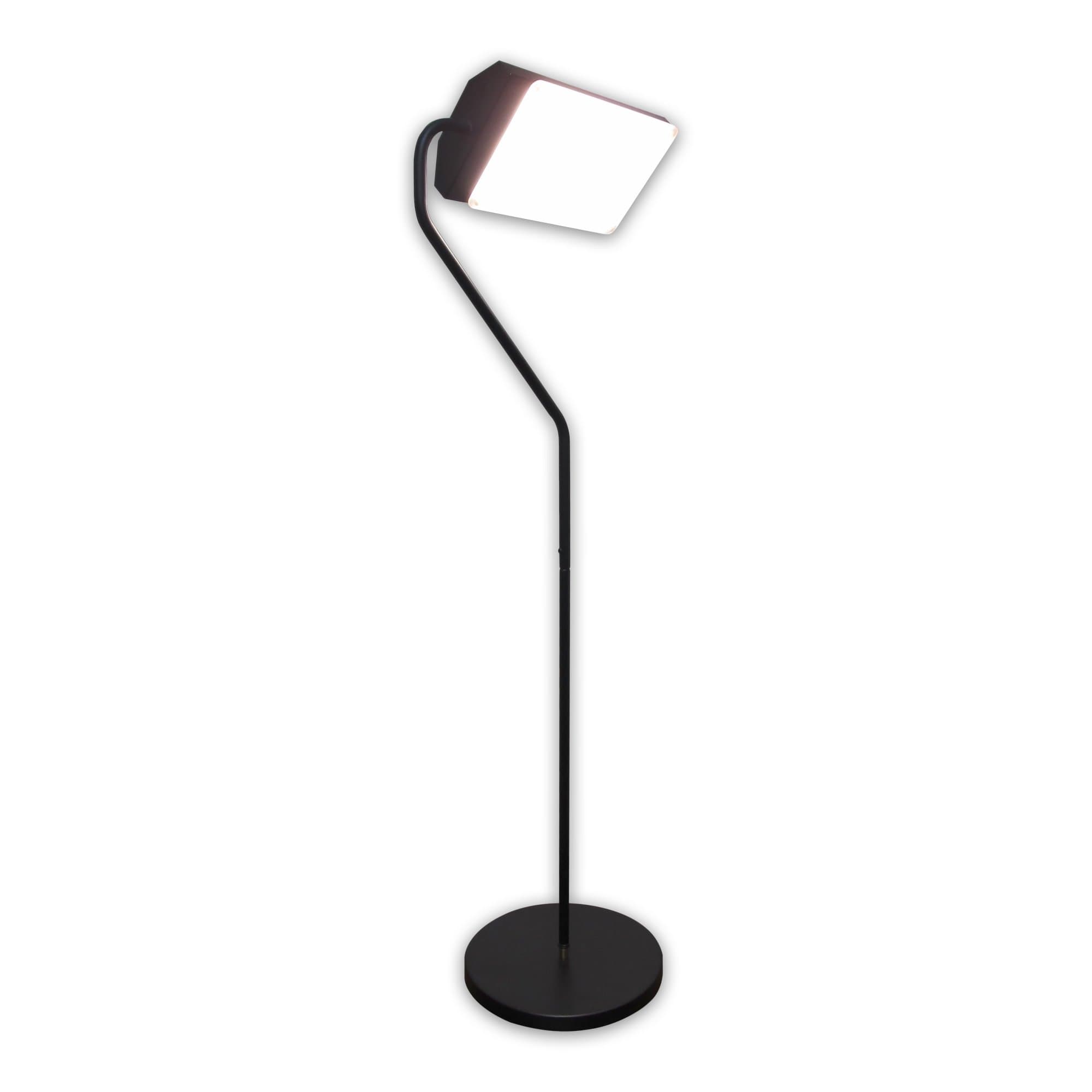 Northern Light Technologies Flamingo 10,000 Lux Bright Light Therapy Floor Lamp, metal, Black, 4 Foot