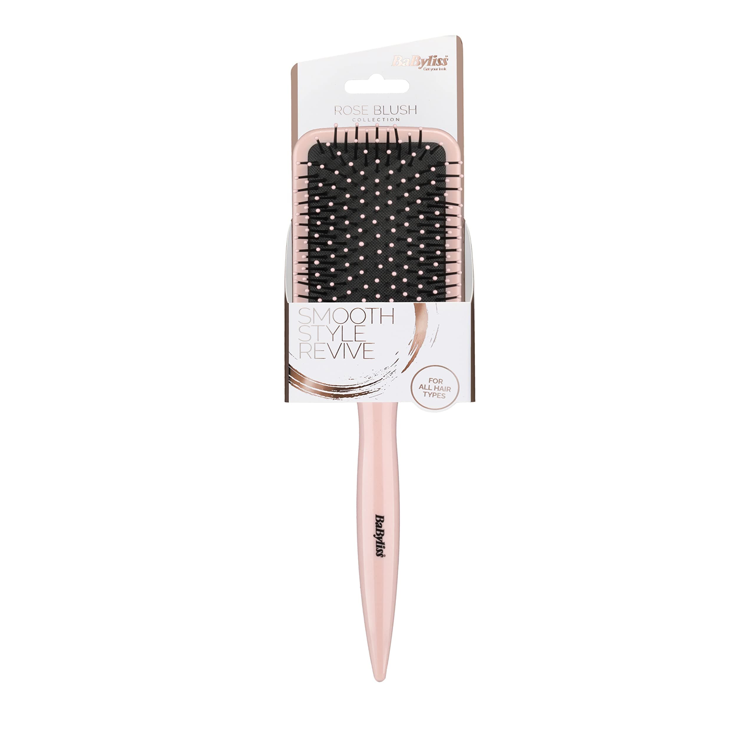 BaByliss Rose Blush Paddle Brush