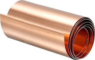 uxcell Copper Sheet Roll, Metal Foil Plate 1000mm x 90mm x 0.1mm