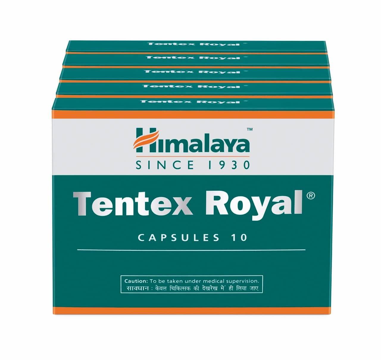 Himalaya Tentex Royal, 50 Capsules (10 * 5 strips) |Helps Improve Performance |Increases Energy |Ensures Satisfaction