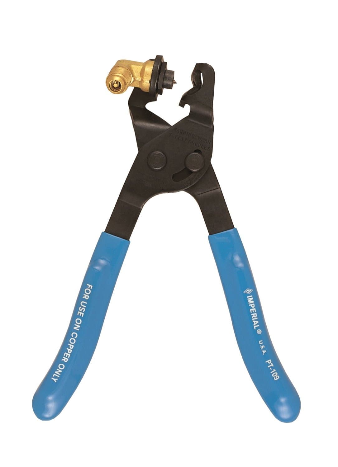 IMPERIALTool PT109 Kwik Vise Refrigerant Recovery Tool for use with 1/4” to 1/2” O.D. Copper Tubing