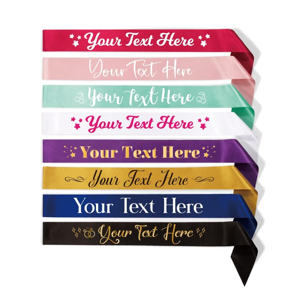 Custom Sash for Children Personalized Child Size Party Sash