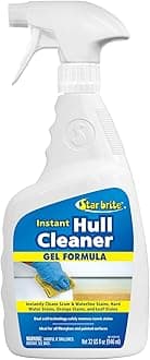 Instant Hull Cleaner - 32 Oz Gel Spray - Easily Remove Stains, Scum Lines & Grime on Boat Hulls, Fiberglass, Plastic & Painted Surfaces - Easy to Use Formula (096132)