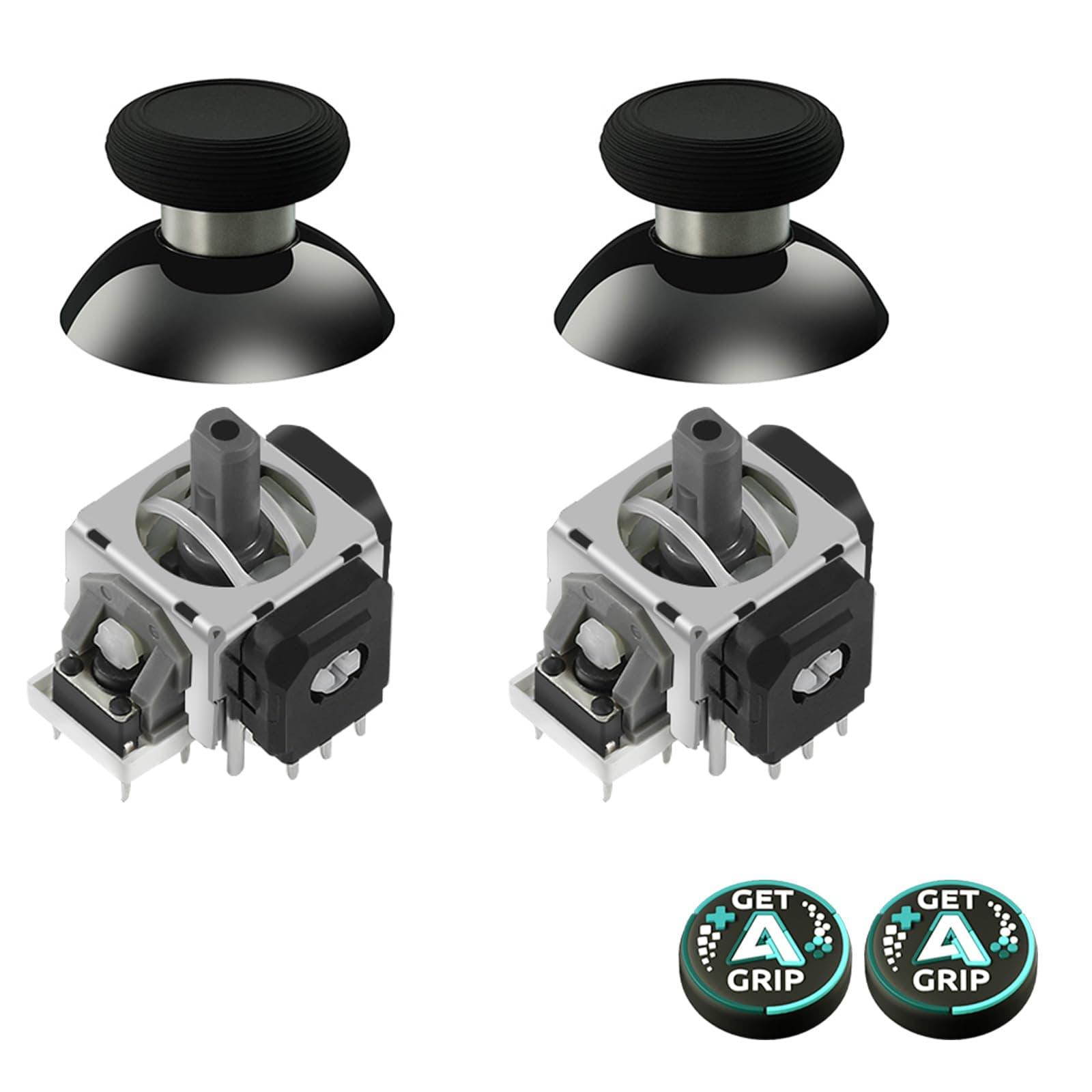 GuliKit TMR Electromagnetic Joysticks for DualSense PS5 / DualSense Edge Controller, Sticks Replacement Accessories for Playstation 5 Controller, Thumbstick Caps included