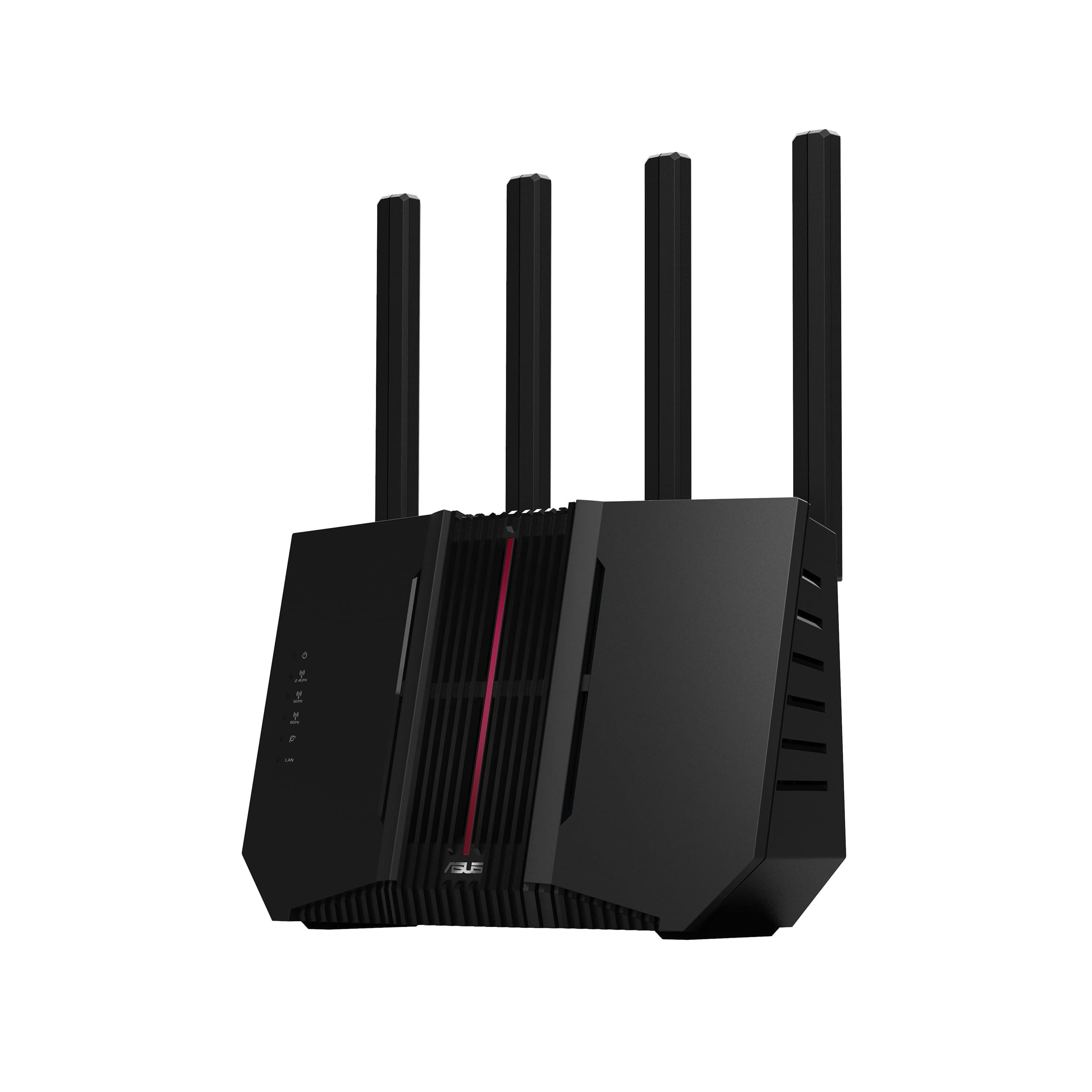 RT-BE92U Tri-band WiFi 7 Extendable Router: WiFi 7, 802.11be, 100+ devices, AiMesh, Mesh WiFi, 10G WAN ports, Quad 2.5G ports, AI WAN detection, Smart Home Maste, Parental Controls & VPNs - Black
