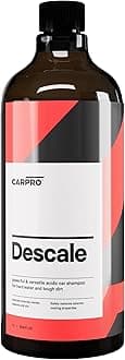 CARPRO Descale Acidic Car Shampoo Wash Concentrate, Removes Minerals, Waxes, Sealants & Oils - 1000ml