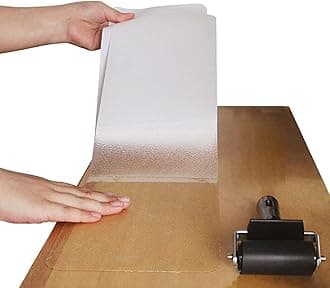 Non Slip Stair Treads 4’’ x 32’’, 15 Pack Pre-Cut Transparent Anti Slip Strips, Waterproof and High Viscosity, Adds Non Slip Traction to Floor, Bathroom, Safety for Kids, Elders and Pets