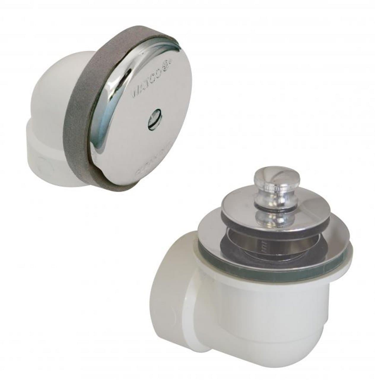 601-PP-PVC-BZ 1.5-Inch Schedule 40 PVC Piping Push Pull Bath Waste Half Kit, Oil Rubbed Bronze