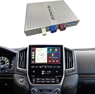 Linux Interface Box for Toyota LC200 2016-2021 for Lexus GX 2014-2020 Wireless Apple CarPlay Android Auto Fit for Original Car Radio Upgrade GPS Navigation