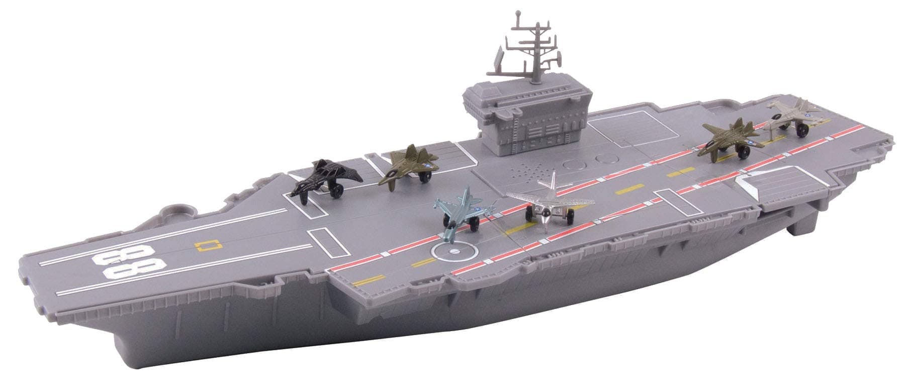 18" Aircraft Carrier Playset with Realistic Sounds