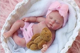 Mire & Mire 7'' Full Platinum Silicone Reborn Baby Doll