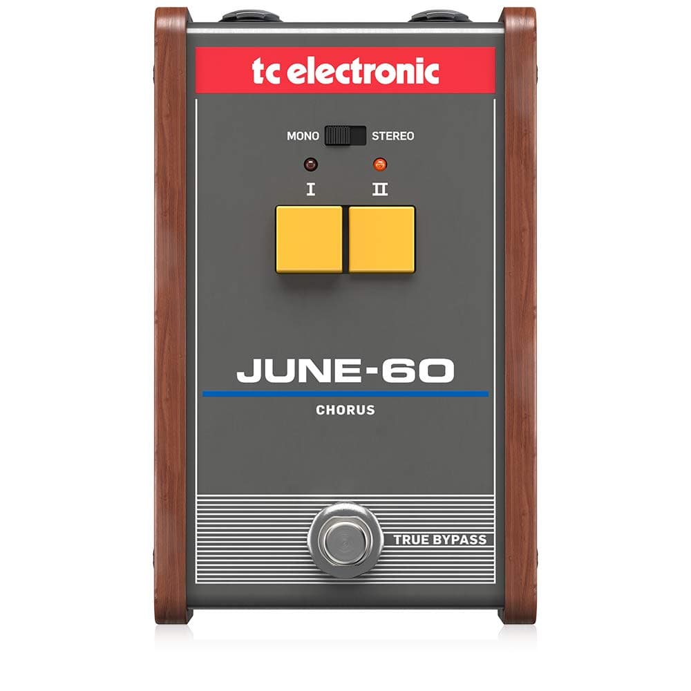 TC Electronic JUNE-60 CHORUS Legendary Stereo Chorus with 2-Button Effect Selector and BBD Circuitry