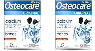 Original by Vitabiotics. Bone Health Formula with Calcium, Magnesium, Vitamin D 3 and Zinc. from UK's No. 1 Calcium Supplement Brand (Pack of 2)