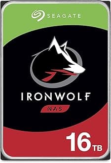 Seagate IronWolf NAS SATA 6Gb/s NCQ 64MB Cache1 16TB
