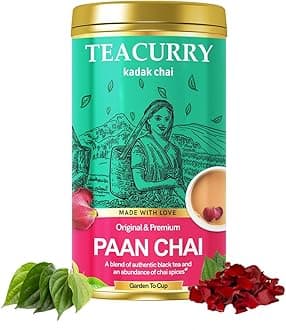 Just Vedic Paan Chai (100 Gm) - Kadak Paan Chai with Goodness of Paan | Premium Assam Tea Black Tea