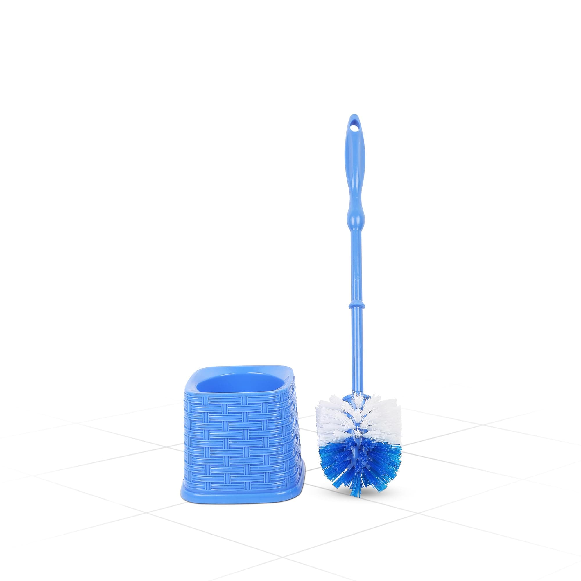 Gala Toilex Toilet Brush With Square Container(Multicolor,Pack of 1)