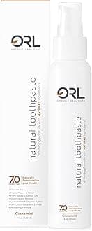 ORL Natural & Organic Toothpaste – Uniquely Formulated to Clean Your Mouth, Helps to Restore Your Mouth’s Natural Perfect pH - Cinnamint