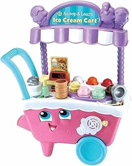 600753 Scoop & Learn Ice Cream Cart, Pink