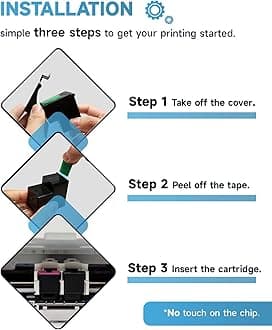 INKYEAH 303 XL Black and Colour Cartridges Remanufactured Cartridge for HP 303, Printer Ink for Envy Photo 7134, 7830, 6232, 6230, 7130, 6220, 6234, 7100, 7155, 7800, 7834