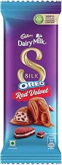 Cadbury Dairy Milk Silk Oreo Red Velvet Chocolate Bar, 60 grams pack - Vegetarian - india