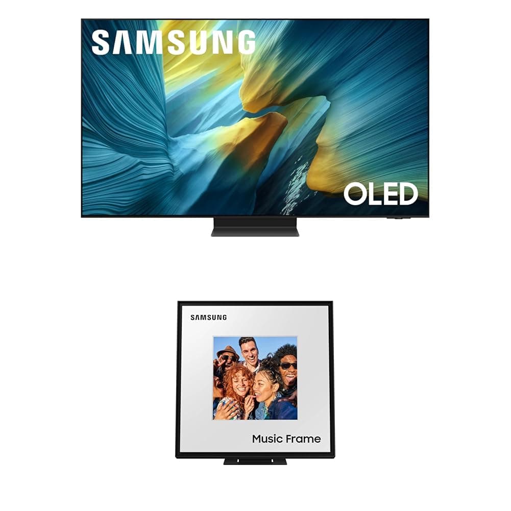 Samsung 77-Inch Class OLED S95F 4K Glare Free Smart TV w/Music Frame Included