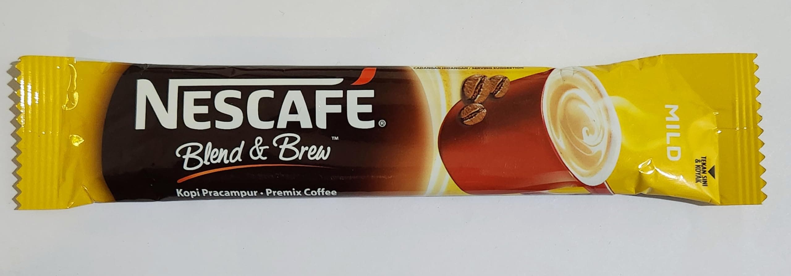 Nescafe Blend & Brew Mild Premix Coffee, 0.67 oz ℮ 19 g