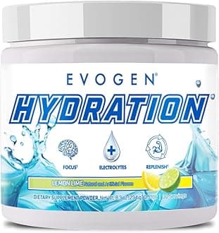 Hydration - Full Spectrum Electrolytes Powder | Sugar-Free Electrolyte Powder Supplement for Hydration, Energy, and Recovery | Coconut Water, B Vitamins, Potassium | Lemon Lime | 30 Servings