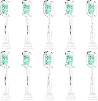 Toothbrush Replacement Heads for Philips Sonicare Replacement Heads - Standard Toothbrush Head Compatible with Most Phillips Sonicare Click-on Electric Toothbrushes
