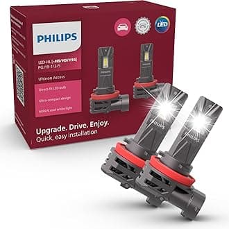 Ultinon Access LED car headlight bulb (Fog H8/H9/H16), ultra-compact direct-fit, 80%, 6.000K, set of 2