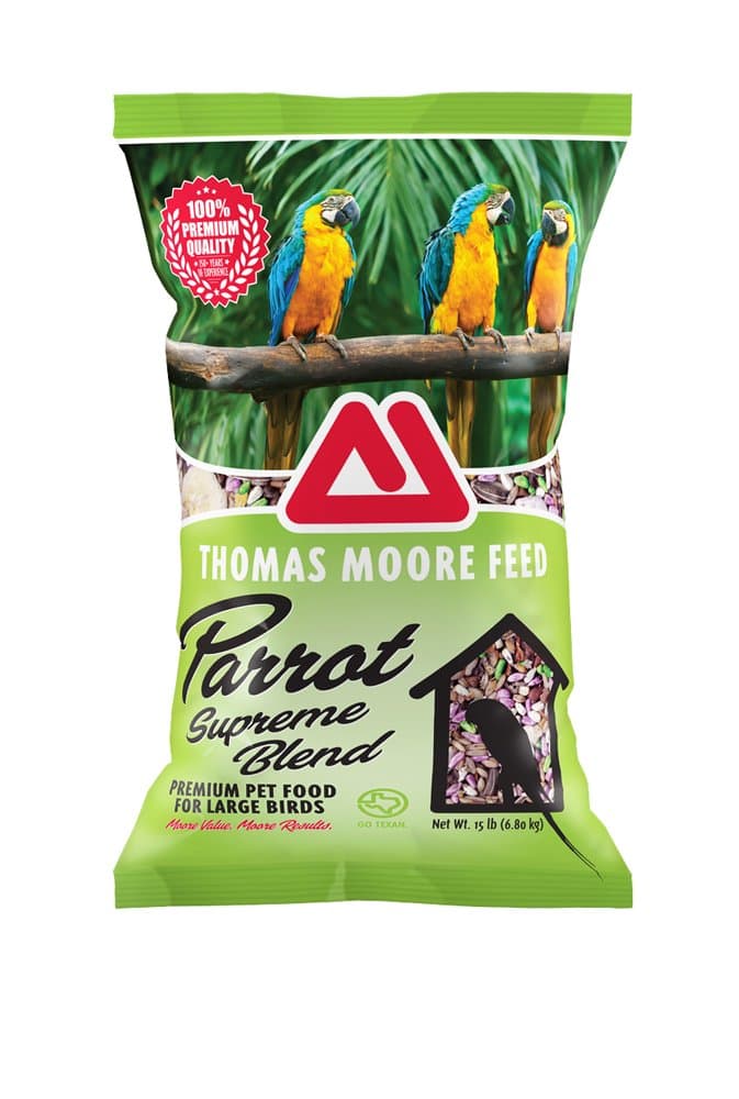 Tmf 100% Premium Quality Parrot Supreme Blend Bird Seed , 15 Lb