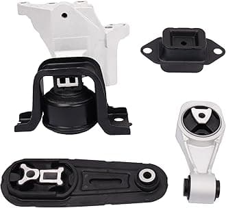 Engine Motor Transmission Mount Kit Compatible with 2013-2019 Sentra L4 1.8L AUTO CVT,Replace OE A7382 112201KG0A A7380 112101KC0B A7376 113501KC0A A4360 113601KA0A Set of 4