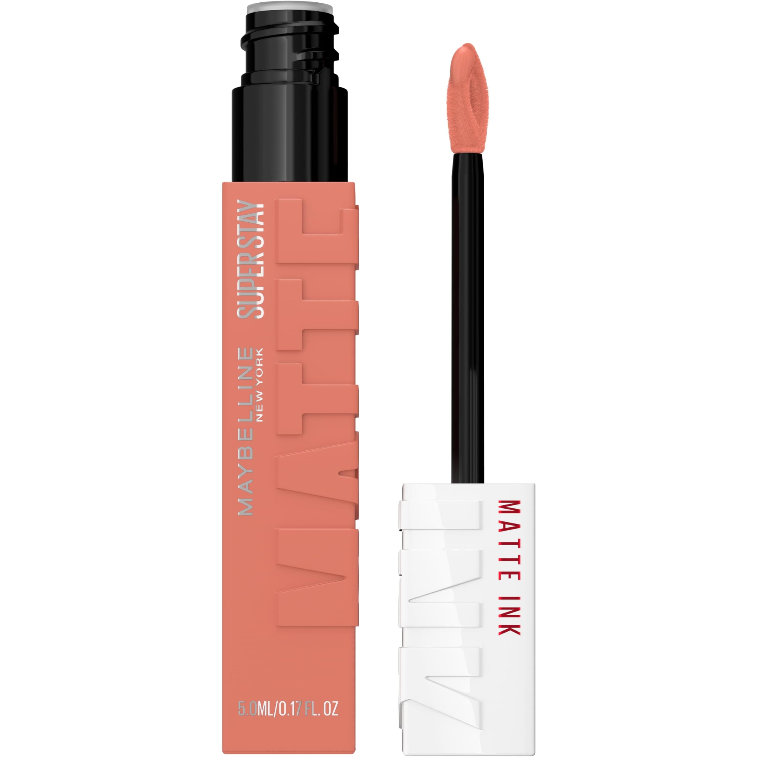 Super Stay Matte Ink Liquid Lipstick Makeup, Long Lasting High Impact Color, Up to 16H Wear, Loyalist, Light Pink Beige, 1 Count, Packaging May Vary
