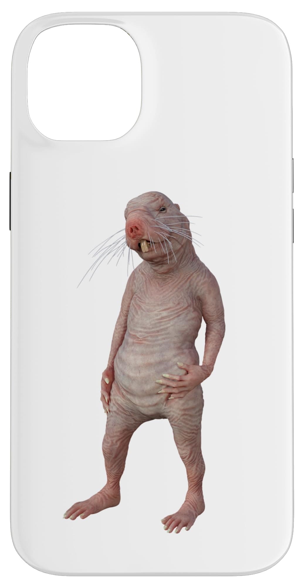 iPhone 14 Plus Live Weird Funny Naked Mole Rat Strange Animal Case Case