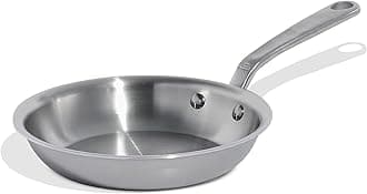 Cookware | 10-Inch Stainless Steel Frying Pan | 5 Ply Stainless Clad | Professional Cookware | Crafted in USA | Induction Compatible