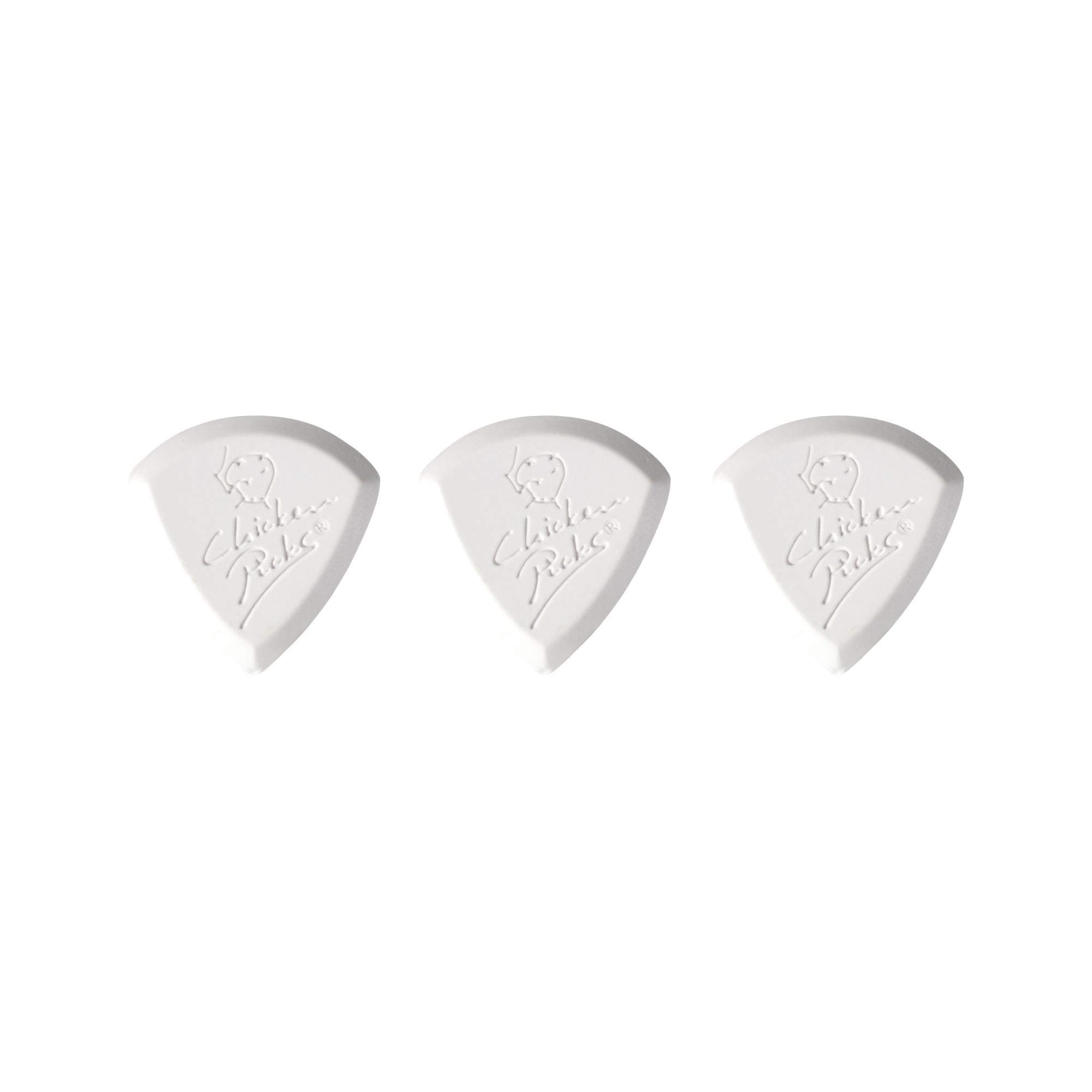 3 x BADAZZ III 2.0mm Guitar-picks, White