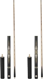 57-inch Handmade Snooker Cue Stick with Extension, Durable Ash Wood Construction, Professional 18 oz Pool Cue, Ideal for Snooker and Billiards