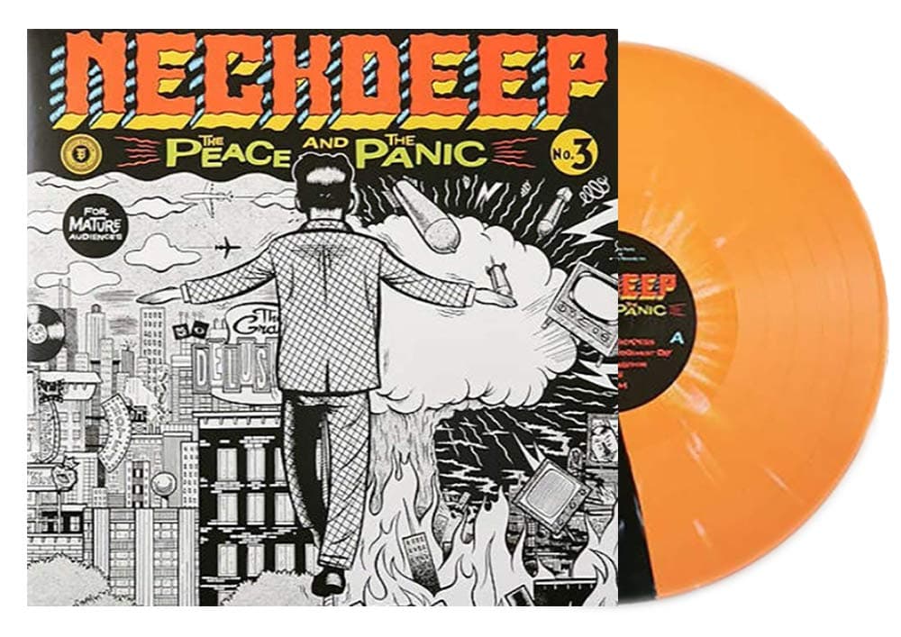 Neck Deep - The Peace And The Panic Exclusive Orange and Black vinyl LP [vinyl] Neck Deep