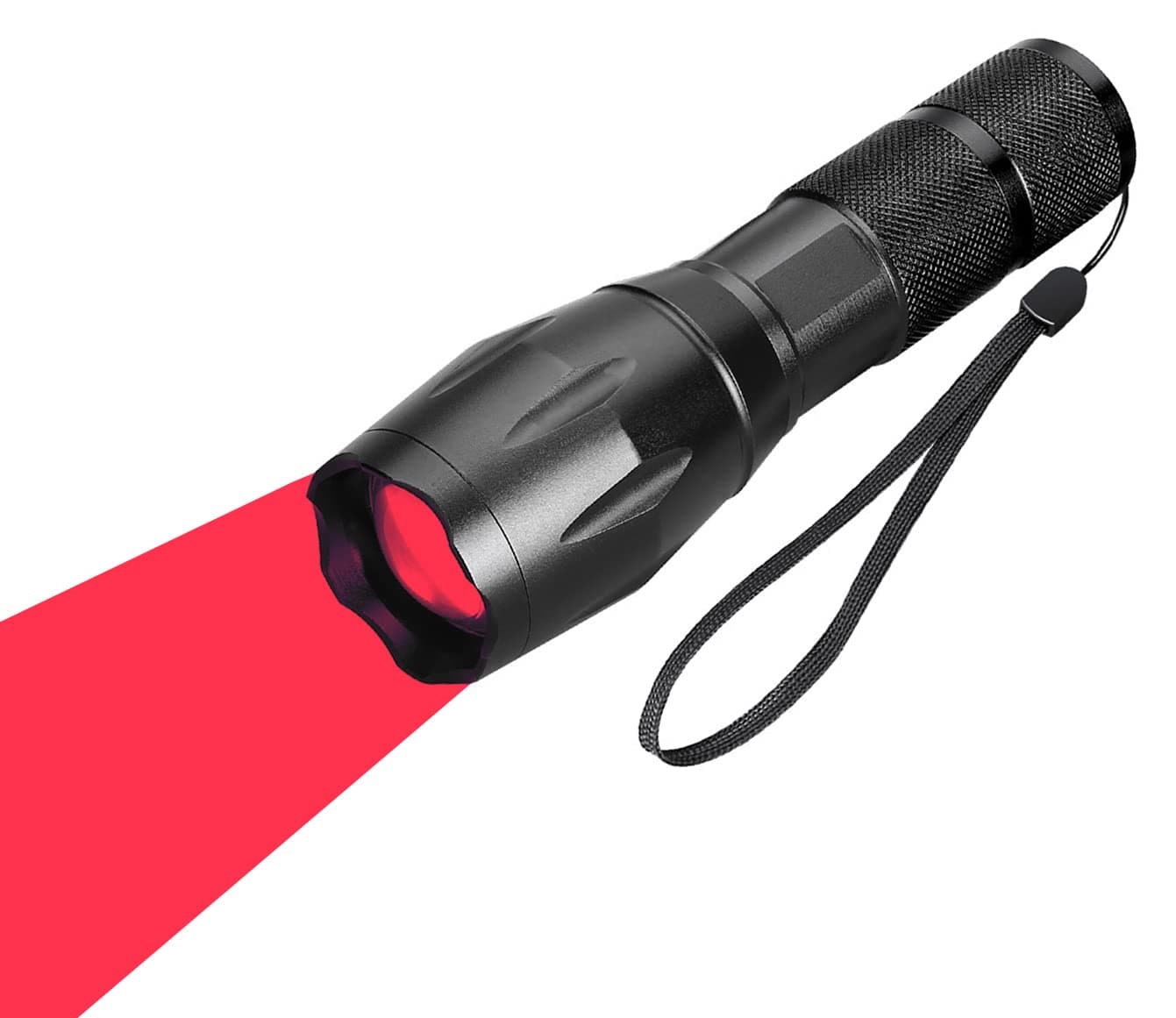One Mode Red Light Flashlight, 1 Mode Red LED Flashlight 18650 Red Flashlight, Red LED Red Light For Astronomy, Aviation, Night Observation