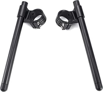 Φ41mm clip ons handlebar 1" riser fit for motorcycle fork tube Φ41mm,cafe racer build sport bikes modified clip on bars Φ 7/8" CNC aluminum Machined