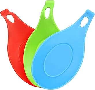 Silicone Spoon Rest for Stove Top, Spoon Holder for Stove, Silicone Spoons Rest for Kitchen Counter, Heat Resistant