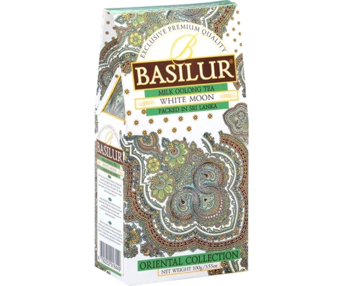 Basilur Oriental Collection White Moon Loose Green Tea 1 Pack of 100g