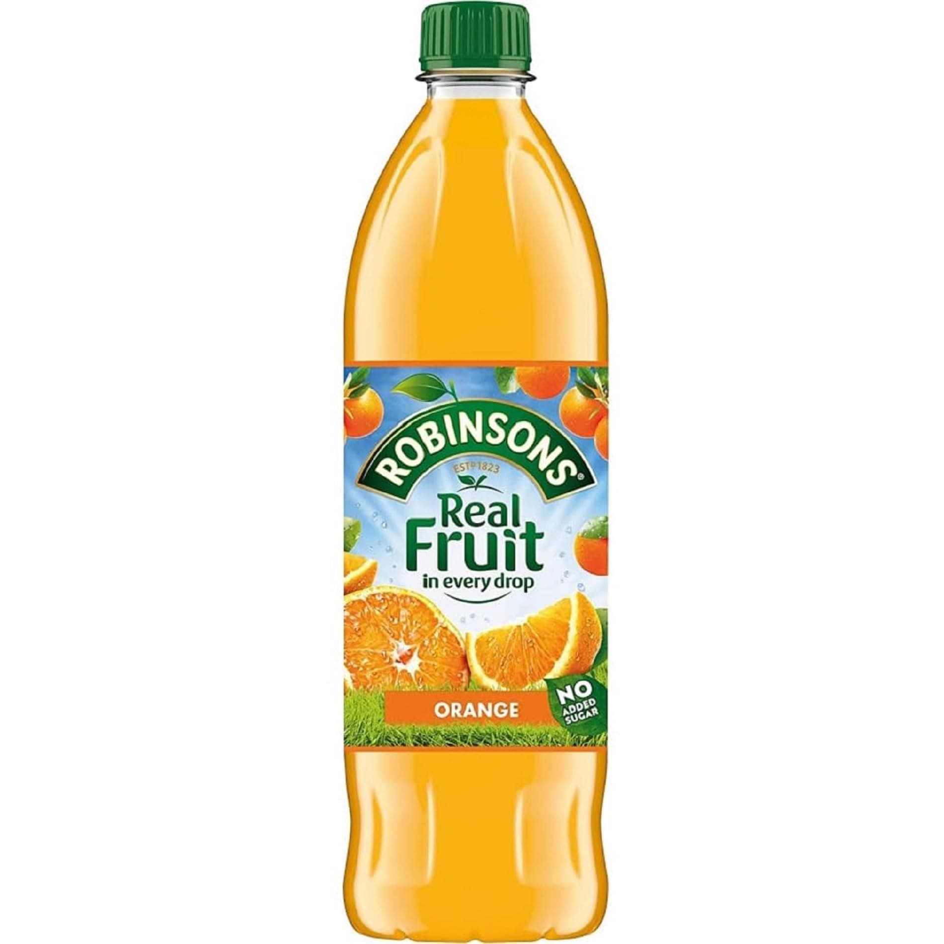 Robinson's Orange Fruit Drink, No Added Sugar, 1L