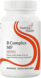 B Complex MF - Vitamin B Complex with Folate, Niacin, & Folinic Acid - Support Energy & Immune System Health with B Vitamins - 100 Capsules