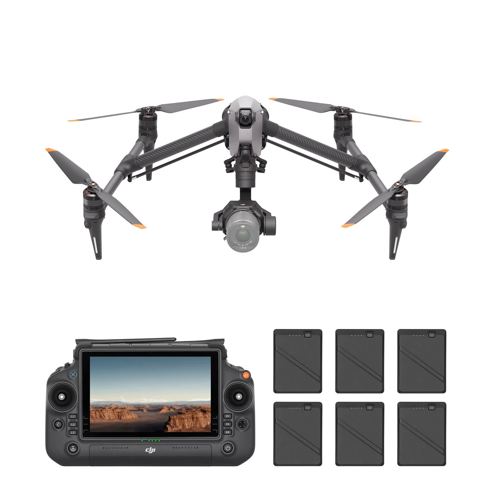 Inspire 3 Standard Bundle, ProRes 8K RAW/CDNG Full Screen, 1/1.8 Inch Ultra Wide Angle Night FPV Camera, Dual Frame Setups, O3 Pro Video Transmission
